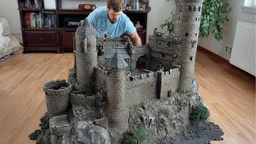 Man Builds Hyperrealistic MEDIEVAL CASTLE with Plasticine in 1.5 Years | by @AlekseyKarpushkin