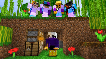 Minecraft Speedrunner VS 4 Hunters REMATCH