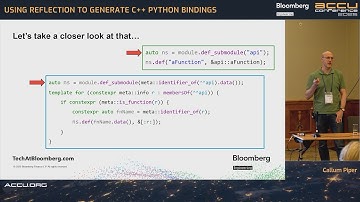 Using Reflection to Generate C++ Python Bindings - Callum Piper - ACCU 2025