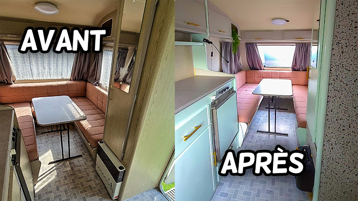 Transformation of an old caravan!!