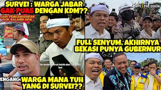 Lah‼️Survei : Warga Jabar Gak Puas Sama DEDI MULYADI⁉️| Bekasi Akhirnya Punya Gubernur.‼️