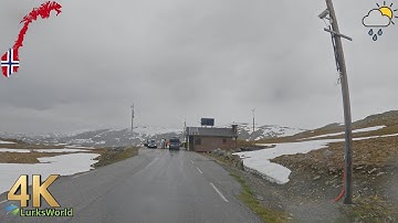 Scenic Drive in Norway - Sognefjellet Road to Øvre Årdal - 4K60