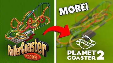 Recreating MORE RCT Prebuilt Coasters in Planet Coaster 2