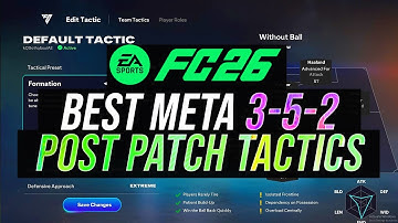 *Post Patch* BEST META 3-5-2 CUSTOM TACTICS & FORMATION GUIDE - FC 26