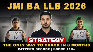 JMI BA LLB 2026 (Syllabus + Pattern + Strategy) | #jmiballbstrategy #jmiballb #jmiballbsyllabus
