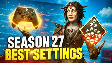 BEST CONTROLLER SETTINGS | SEASON 27 APEX LEGENDS