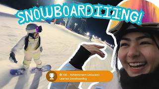 I had 3 days to learn Snowboarding.