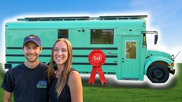 Tour a BEST IN SHOW School Bus Conversion