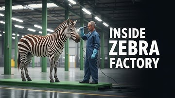 Inside the Zebra Leather Factory | From Zebra Skin to Luxury Products – Full Process