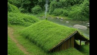Membuat shelter dalam tanah di hutan perkemahan yang aman dari  binatang buas