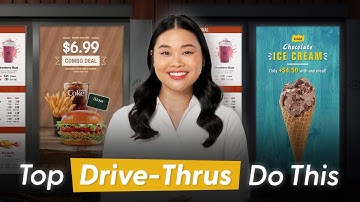 Drive-Thru Digital Menu Boards | Signage TechLab