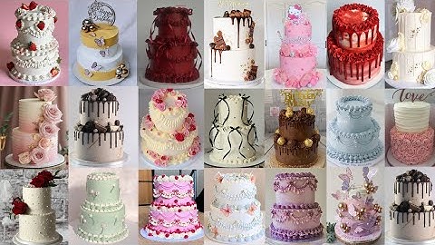 Beautiful Two Tier Cake Designs 2025 | Trending Cake Decorating Ideas for All Occasions 🎂✨