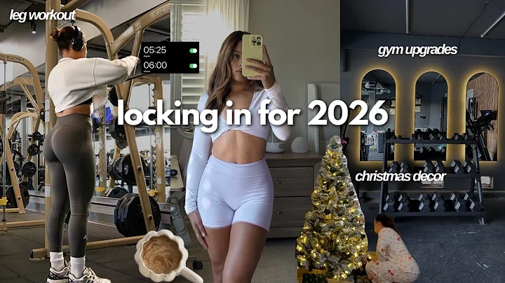 Fitness Vlog| Lock in before 2026, productive day in my life, winter arc edition