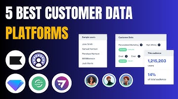 5 beste klantdataplatforms (CDP): gerangschikt en vergeleken