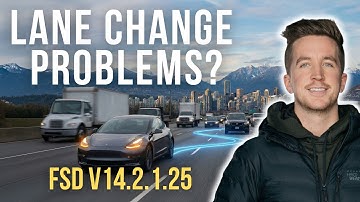 Speed Control, Lane Change Hesitation, and Parking Lot Testing - Tesla FSD V14.2.1.25