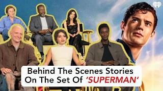 ‘Superman’ cast reaction to seeing David Corenswet in his costume & wild hair transformations!