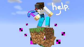 Minecraft, But It's On 1 Glitched Block