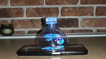 DIY Amazing 3D Hologram Projector from a Plastic Bottle | Simple Holographic Projector