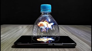 DIY Amazing 3D Hologram Projector from a Plastic Bottle | Simple Holographic Projector