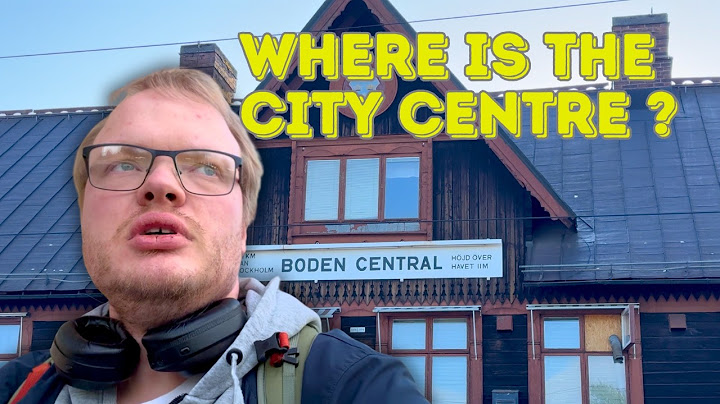 The WEIRDEST city I ever travelled to: Exploring Boden, Sweden for two hours