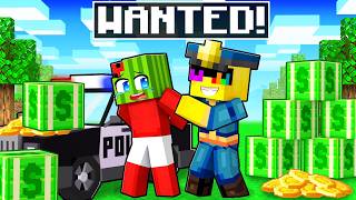 Melon is A WANTED CRIMINAL in Minecraft!