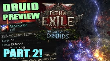 PATH of EXILE 2: DRUID Hands On Gameplay Preview - Part 2 - Watering Plants & the Shaman Apocalypse