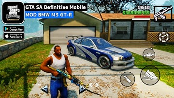 BMW M3 GT-R MOD GFX GRAPHICS🔥 GTA SA Definitive Mobile (Android/iOS) 