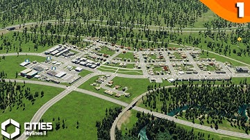 A brand new city in Cities Skylines 2