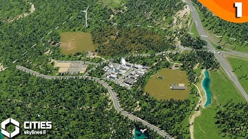 A brand new city in Cities Skylines 2