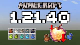 Todo lo NUEVO Minecraft 1.21.40 Bundles of Bravery! (NUEVA Y ENORME ACTUALIZACION OFICIAL)