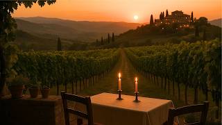 Romantic Italian Music with Beautiful Travel Scenery of Italy 🍝🍇🌅 | Instrumental Background Music