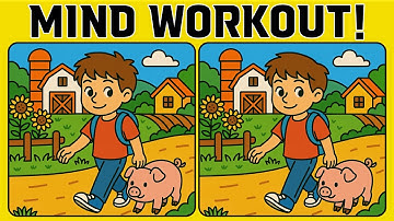 Easy Cognitive Crunch: Spot the Differences and Train Your Brain (Normal Mode)