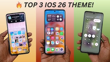Top 3 iOS 26 Inspired HyperOS Themes You Must Try! 🔥