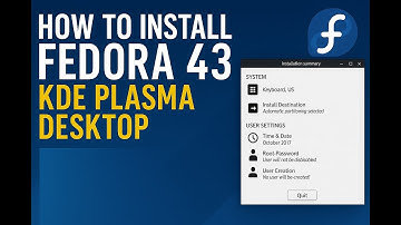 How to Install Fedora 43 KDE Plasma Desktop From Start To Finish + Basic Configurations [2025]