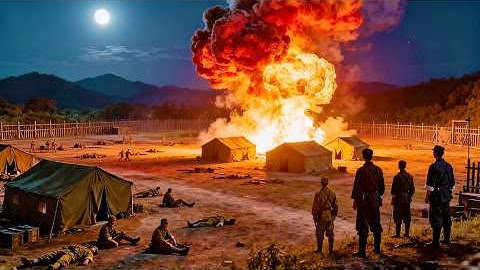 游擊隊半夜突襲日軍基地，日軍卻只想睡覺毫無防備，結果一夜之間基地被端，人全炸沒！🔥 抗日 | kungfu | Action