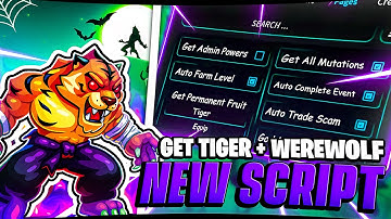 🐯🌙 BLOX FRUITS Script (Halloween 2025) | Auto Farm, Auto Chest, Auto Trick or Treat & Tiger Fruit