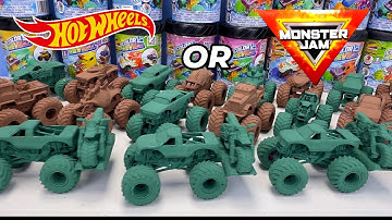 2025🤯 HOT WHEELS Monster Truck & MONSTER JAM Monster Trucks X20 Custom Color Reveals: