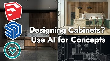 Designing Cabinets? AI Builds the Whole Concept From a Simple SketchUp Model