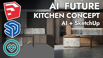 From SketchUp to Full Kitchen Concept in 60 Seconds — Insane for Designers