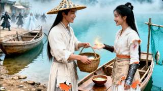 凡人仙君救下受伤的女战神，三界急得乱成一锅粥，谁知他俩竟扮起渔民谈起了恋爱！ #赵丽颖 #林更新 #与凤行