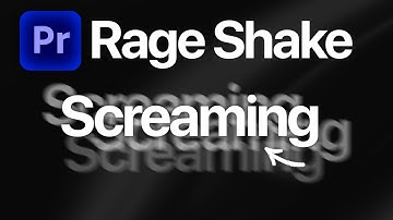 How To Make Screaming Text Shake in Premiere Pro
