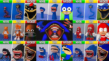 LEGO ALL Characters in Shin Sonic Tapes Season 1 & 2 (MEGA COLLECTION #3) : Noob, Pro, HACKER!