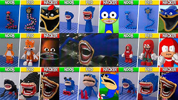 LEGO ALL Characters in Shin Sonic Tapes Season 1 & 2 (MEGA COLLECTION #3) : Noob, Pro, HACKER!
