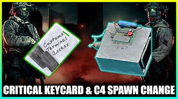 Terminal Important Changes & Infos. (Keycard Spawn Change, RUAF Aggro, New C4 Spawn, etc.)