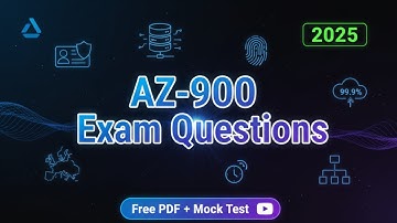AZ-900 Practice Test 2025 |100 Real Questions| Free PDF + Mock Test Part 9