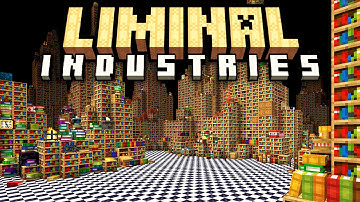 Minecraft Liminal Industries | ENTERING THE ENDLESS LIBRARY! #3 [Modded Questing Survival]