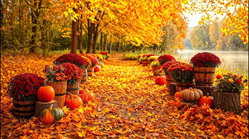 Beautiful Autumn Music 🍁 Relaxing Piano Music For Deep Relaxation, Healing Stress, Calming Nervous
