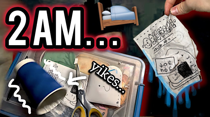 making a BLIND BAG at 2AM... *things went HORRIBLY wrong