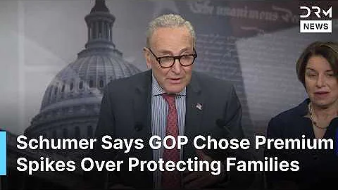 “Shame on Them”: Schumer Says Republicans & Trump Now Own the Coming Premium Hikes | AC1G