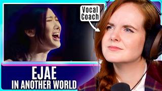 The Real EJAE  |  In Another World Reaction  |  Vocal Coach Analysis of EJAE's Debut Single